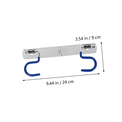 Cabilock Mop Holder Mop Steel S-type Hook Wall-mounted S-type Mop Hook Practical S-type Mop Hook Heavy-duty S-type Mop Hook S-type Mop Wall-mounted Hook S-type Mop Heavy-duty Hook - size: 24X9X2CM