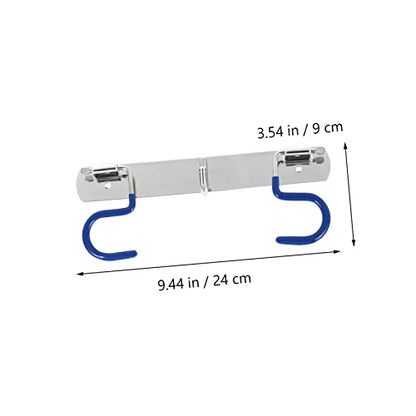 Cabilock Mop Holder Mop Steel S-type Hook Wall-mounted S-type Mop Hook Practical S-type Mop Hook Heavy-duty S-type Mop Hook S-type Mop Wall-mounted Hook S-type Mop Heavy-duty Hook - size: 24X9X2CM