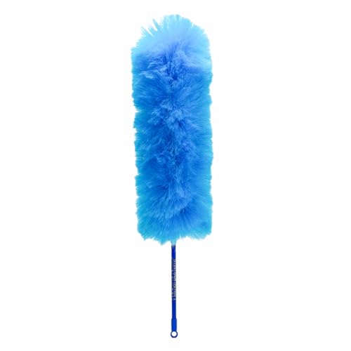 Kitchen + Home Large Static Duster - 27" Inch Electrostatic Feather Duster attracts dust Like a Magnet! - Sapphire - color: Sapphire