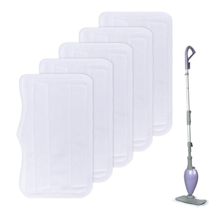 Steam Mop Pads for Shark Steam & Spray Mop S3101 S3251 SK460 SK410 S3101n2 S3250 SK435CO SK140 SK14,Washable Microfiber Cleaning Steamer Replacement Pads,White,5Pack - color: S3101 Pads - 5pack