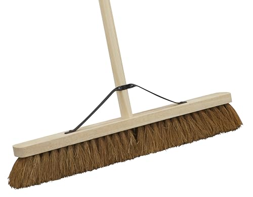 Sealey BM24S Soft Bristle Broom, 600mm - size: 600mm