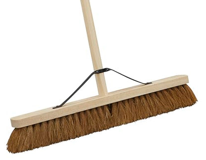 Sealey BM24S Soft Bristle Broom, 600mm - size: 600mm