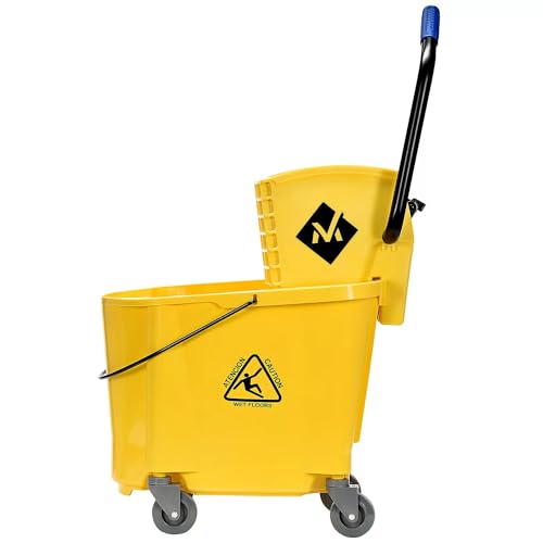 Member's Mark Commercial Mop Bucket with Wringer (36 qt.) (Yellow)