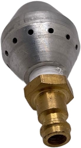 Professional Duct Cleaning Reverse Air Skipper Ball, 12 Holes, 1/8 Inch Male Plug, Air Duct and Dryer Vent Cleaning Tool