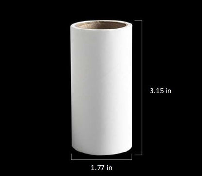 Lint Roller Extra Sticky PET Lint Roller - Cat Hair Remover & Dog Fur Remover，Lint Roller for Pet Hair - Sticky Rolls (1 Roller+1 Refills) - color: White Roll