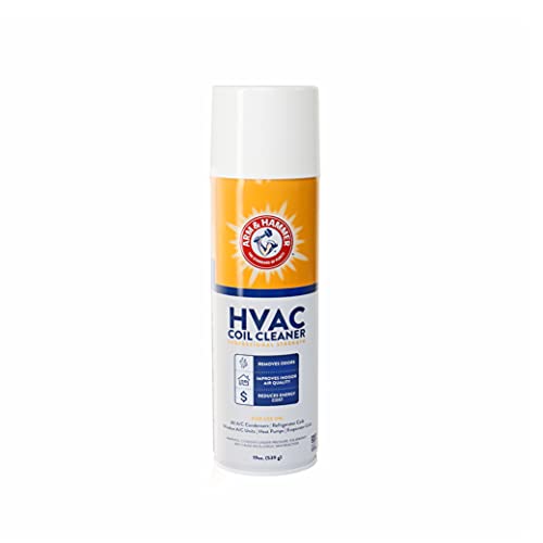 Arm & Hammer Biodegradable HVAC and Air Conditioner Coil Cleaner Foam Aerosol Spray, 19 fl. oz, AHCC-19 by Diversitech - size: 19 Fl Oz (Pack of 1)