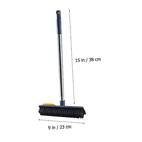 SOLUSTRE Squeegee Brush Broom Carpet Tiles Brooms Tile Brush Carpet Rake Pet Hair Grout Push Broom Floor Dog Hair Abs Household Cleaning Ball