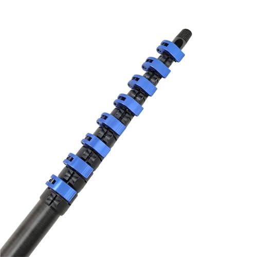 40FT Carbon Fiber Telescopic Water Fed Pole For Window Cleaning (12Meter/metal Lever）(Carbon 24T)