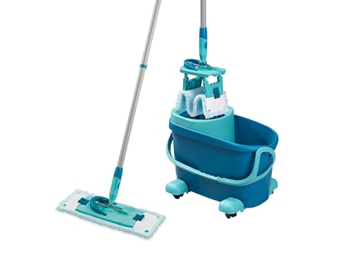 Leifheit Floor mop, Turquoise, 47 x 28 x 33 - style: Clean Twist M Ergo Mobile 2.0