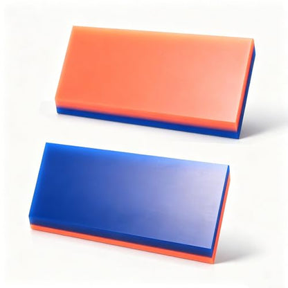 NEWISHTOOL 2 Pack Rubber Squeegee (5-Inch Replacement Blade, No Handle) | Window Tint Squeegee for Water Removal, Windshield Rear Back Glass Cleaning, PPF Installing and Window Film Application - size: 5-Inch Replacement Blade, No Handle