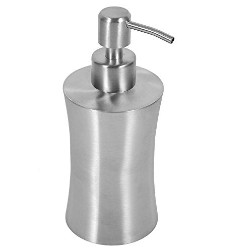 Stainless Steel Pump Bottle, 304 Grade Rust-Proof, Liquid Shampoo Lotion Dispenser, 250ml Capacity Wide Mouth Polished F - color: 250ml