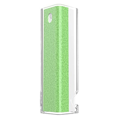 CLICK CLEAN Screen Cleaner, Fingerprint Proof Screen Cleaner Spray, All-in-One Cleaner with Microfiber and Shell for All Phones, Laptop and Tablet Screens (Green) - color: Green