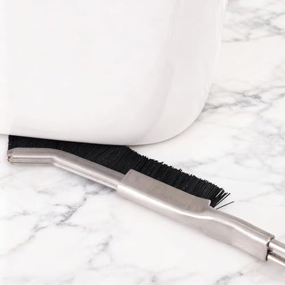 Multifunctional Crevice Cleaning Brush Stainless Steel Hard Bristle Corner Cleaning Brushes Gap Scrub Brush