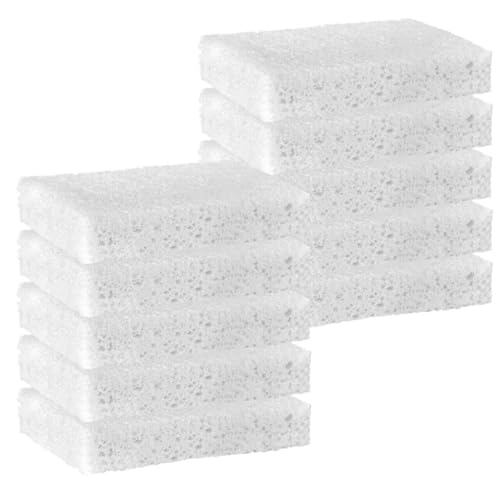 YoleShy White Sponges Kitchen 10 Pack Natural Compressed Cellulose Sponges for Dishes Non Scratch for Household Cookware Bathroom Cars Soft Super Absorbent Reusable