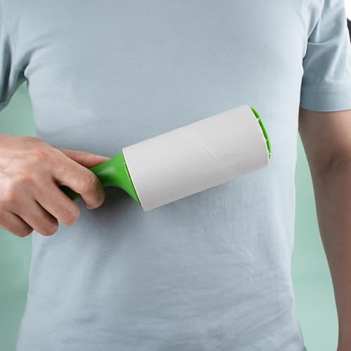 4.6 inch Giant Lint Roller Refills Compatible with Evercare Giant Lint Roller 4.6 inch Pet Hair Remover Roller Refill Extra Sticky 60 Sheets per Roll 5 Pack Total 300 Sheets - size: 4.6 inch