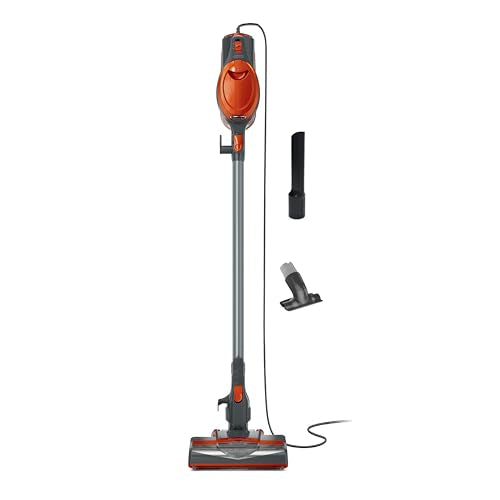 Shark Rocket Ultra-Light | Corded Stick Vacuum Cleaner for Carpet, Rugs & Hard Floors | Lightweight Hand Vacuum for Pet Hair & Upholstery | Swivel Steering | 2 Attachments | Gray/Orange | HV301 - style: Rocket Ultra-Light