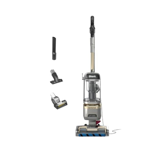 Shark | Upright Vacuum Cleaner for Home | Rotator Lift-Away | No Hair Wrap | HEPA Filter | Lightweight Bagless Vacuum for Pet Hair | LED Headlights For Carpets & Hardwood Floors | Silver | LA502 - style: Rotator Lift-Away w/Duo Clean