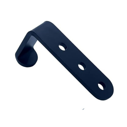 4 Pcs Heavy Duty Steel Wall J Hooks for Hanging,Garage Storage Utility Hooks Garden Tool Organizer, Wall Mount Hooks, Small U Hooks,Black (M)