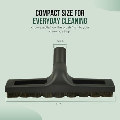 Selgo Universal 1 ¼ Inch (32mm) Vacuum Cleaner Floor Brush with Wheels 12" Wide (12" with Wheels), Pack of 10 - size: 12" With Wheels