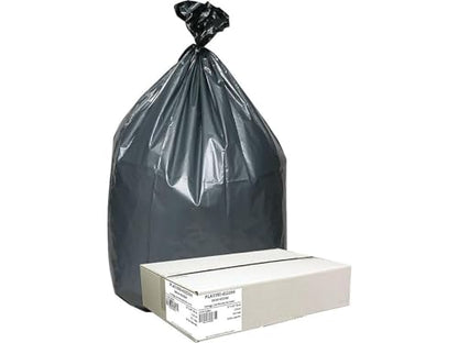 Platinum Plus PLA3350 Trash Can Liners,Hvy-Duty,33Gal,1.35mil,33-Inch x40-Inch,50/CT,SR/BK
