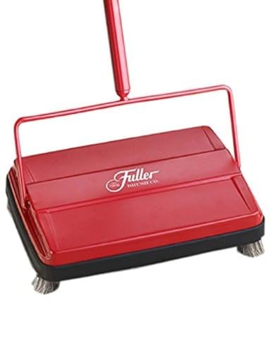 Fuller Brush 17052 Electrostatic Carpet & Floor Sweeper - 9" Cleaning Path - Lightweight - Ideal for Crumby Messes - Works On Carpets & Hard Floor Surfaces - Red - color: Red