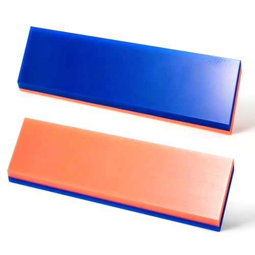 NEWISHTOOL 2 Pack Rubber Squeegee (8-Inch Replacement Blade, No Handle) | Window Tint Squeegee for Water Removal, Windshield Rear Back Glass Cleaning, PPF Installing and Window Film Application - size: 8-Inch Replacement Blade, No Handle