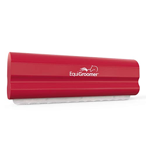 EasyGroomer Deshedding Brush for Dogs & Cats – Undercoat Grooming Tool for Short & Long Hair, Removes Loose Fur & Dirt, Reduces Shedding for Small & Large Pets, Red - color: Red, size: 5 Inch