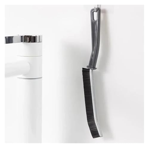 Cleaner Brushes for Shower Floor Line, Hard Wearing Grout Gap Cleaning Brush Kitchen Toilet Tile Joints Dead Angle Hard Bristle(Black- 5PC) - color: Black- 5pc