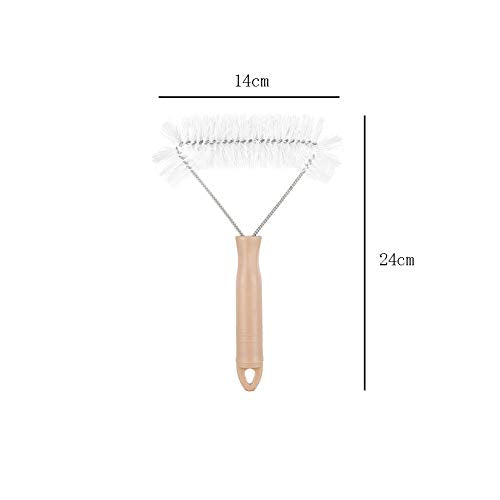 1 Piece Window Screen Cleaning Brush Screen Window Brush Screen Window Cleaning Brush Multifunction Removal Dust Brush Cleaner Brush Window Cleaner Tool, Beige