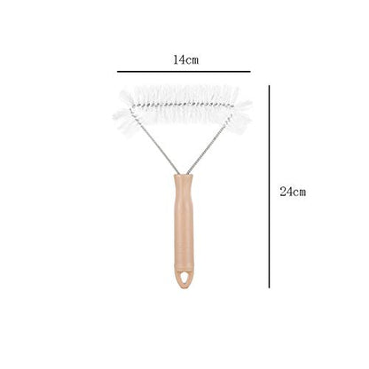 1 Piece Window Screen Cleaning Brush Screen Window Brush Screen Window Cleaning Brush Multifunction Removal Dust Brush Cleaner Brush Window Cleaner Tool, Beige