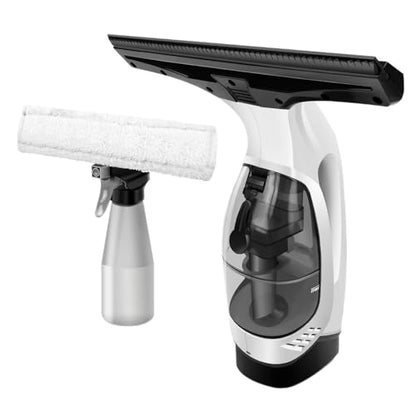 Cordless Window Vacuum Squeegee with 150ml Detachable Water Tank, Electric Window Cleaner Handheld Glass Cleaning Tool with Strong Suction for Shower Glass Mirror Car Door Streak-Free