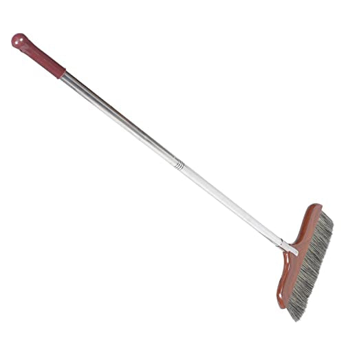 ABOOFAN Detachable Long Handle Floor Cleaning Broom Soft Bristles Static for Home Office Lightweight Hardwood Handle Indoor Sweeping Brush
