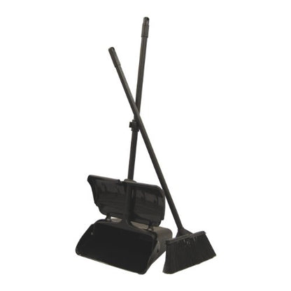 Sunnycare 13" Lobby Dust Pan W/cover and Broom