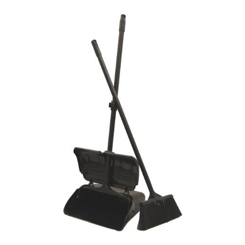 Sunnycare 13" Lobby Dust Pan W/cover and Broom