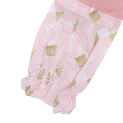 RARITYUS Household Kitchen Cleaning Gloves Waterproof Cotton Lined Dishwashing Non-Slip Long Cuff Gloves - color: Pink (Length 19.29'')