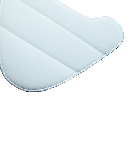 3 Pack Reusable Replacement Refills Steam Mop Pads Compatible with Hoover WH01100 WH20200, Microfiber Washable Cleaning Pads Fits for Vax S2 S2C S3 S3S, 12.6×8.7Inch