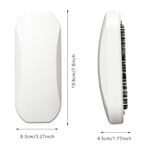 Function Handheld Table Crumb Sweeper, Portable Pet Hair & Crumb Remover Brush, Fabric & Upholstery Cleaning Brush, Lint Remover for Couch, Sofa & Pet Hair (White) - color: White