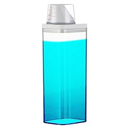 Multi-Purpose Liquid Dispenser - Spill-Proof Silicone Seal for Fabric Softener, Dish Soap & Laundry Storage (XL) - color: Xl