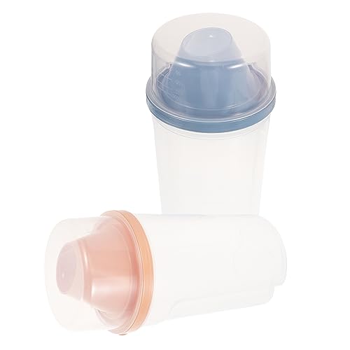 Refillable Laundry Powder Storage Container Set Large Capacity Soap Dispenser Flat Square Design for Kitchen and Bathroom Sealed Lotion Holder for Travel and Home Use