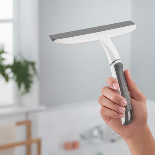 Scotch-Brite, All-Purpose 10 Inch Dual Blade Streak-Free Squeegee, Safe on Mirrors, Glass Shower Doors, Windows, Sinks and More - size: 10.188 in. x 7.5 in. x 1.5 in.