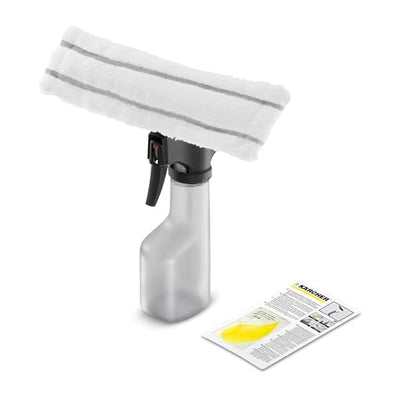 Kärcher Window Cleaner Tool, Spray Bottle, Replacement Part for Kacher Window Vacs - with Microfiber Pad (for Indoor use) - style: Replacement Spray Bottle