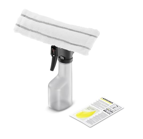 Kärcher Window Cleaner Tool, Spray Bottle, Replacement Part for Kacher Window Vacs - with Microfiber Pad (for Indoor use) - style: Replacement Spray Bottle