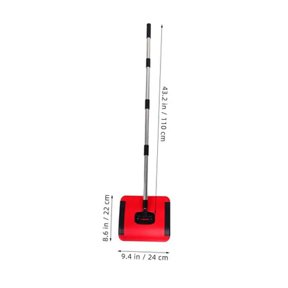 Zerodeko Cordless Handheld Vacuum Cleaner Vacuum for Carpet Hand Push Sweeper Non-Electric Floor Roller Sweeper for Home Pet Hair