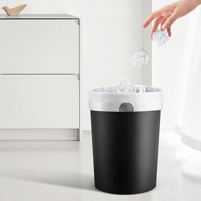 TIPGO 5 Gallon Trash Bags Drawstring, Pre-Cut Strong Wastebasket Bin Liners, White Garbage Bags for Home, Office, Bathroom (Code E, 60 Count) - color: 5gal-60