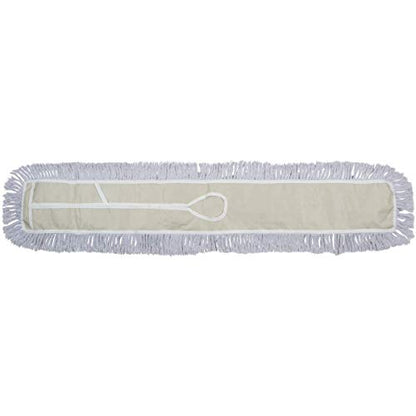 48 Inch Commercial Dust Mop Replacement Head – Reusable Cotton Dust Mop Refill for Floor Cleaning and Janitorial Use - size: 48x5 Inch (Pack of 1)