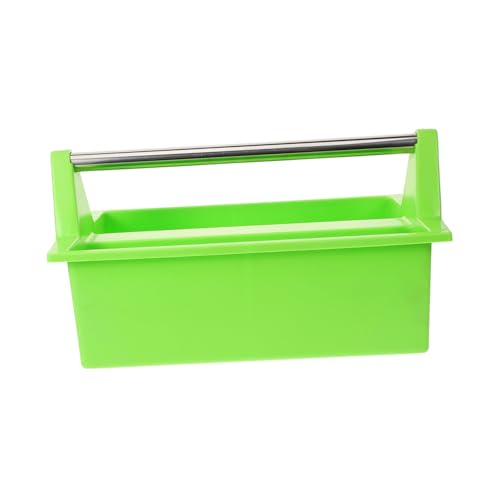 Plastic Cleaning Basket Multi-use Storage Basket for Cleaning Supplies Tools Handheld Organizer Handle Lightweight