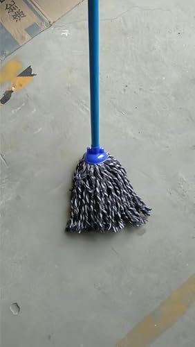 Y H M Commercial Mop with Wooden Handle Yacht Mop Complete,Industrial Commercial Mop for Heavy Duty