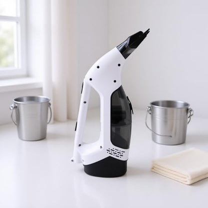 Qinlorgo 1.2KPa Suction Window Vacuum Cleaner, Cordless Handheld Electric Cleaner, Squeegee Vacuum with 150ml Removable Washable Tank, Ideal for Glass, Mirrors, Tiles & Shower Car Window