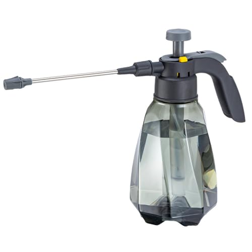 1.5L Plastic Pressurized Pressure Spray Bottle with 360° Adjustable Nozzle Plant Spray Bottle Comfortable Handle for Plants & Cleaning Solutions