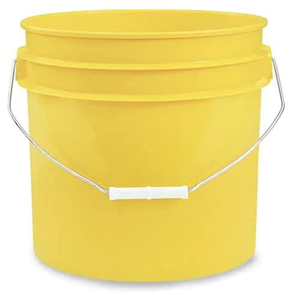 House Naturals 3.5 Gallon Food Grade Multi Color Bucket Pail with Screw On Lid (Pack of 3) BPA Free Made in USA containers